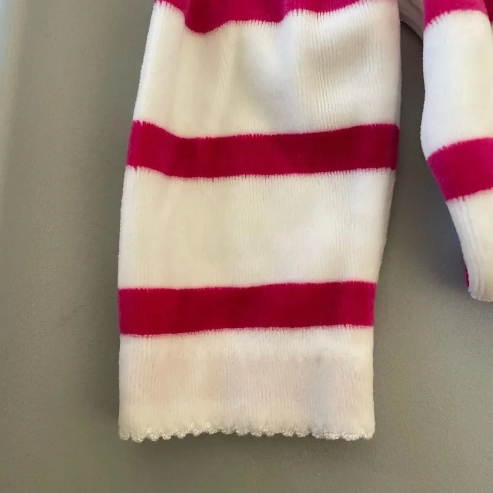 Ralph Lauren Velour Baby Footie size 9m